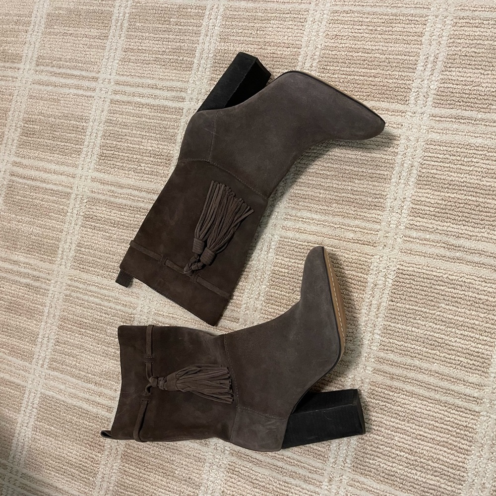 Vince Camino Suede tassel boots